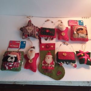 9 Santa's Workbench Assorted Christmas Ornaments